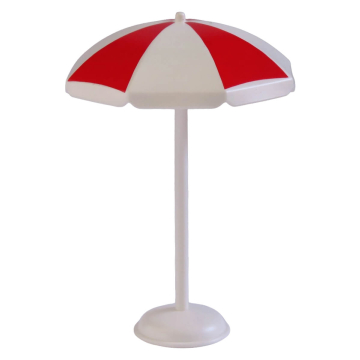 Miniatuur Parasol - Rood en Wit