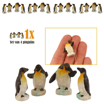 Miniatuur Pinguïns - Set van 4