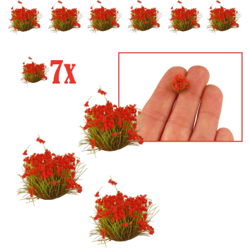Miniatuur Veldbloemetjes Rood