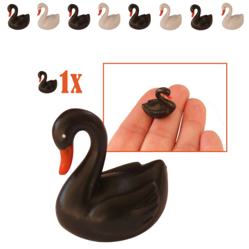 Miniatuur Zwaan Zwart