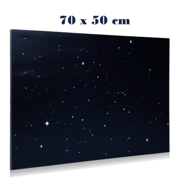 Canvas Achtergrond LED Twinkelende Sterren - My Village