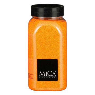 Neon Oranje Decoratie Zand 650ml - Mica Decorations
