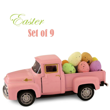 Paas Truck met Paaseieren - Pink