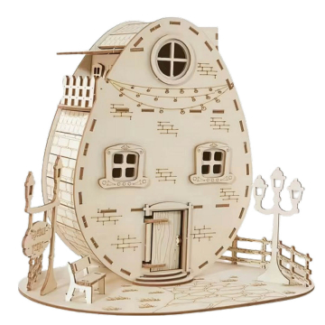 Paashuisje - Easter Egg Cottage - 3D Puzzel