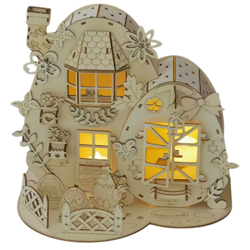 Paashuisje - Easter Egg Villa - 3D Puzzel