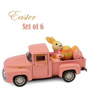 Paastruck met Paashaas en Eendje - Pink