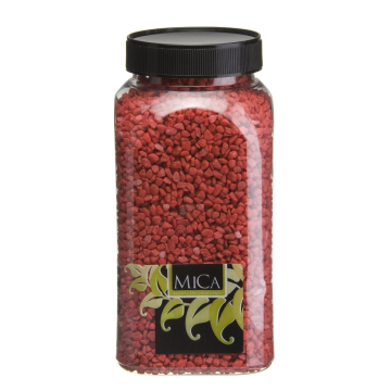 Rood Decoratie Granulaat 650ml - Mica Decorations