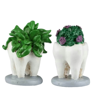  Spooky Town - Tooth Plants - Set van 2
