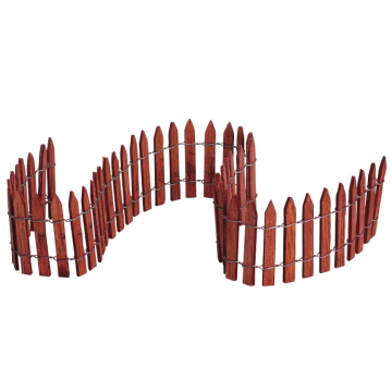 Lemax - Wired Wooden Fence - Nu Voorverkoop