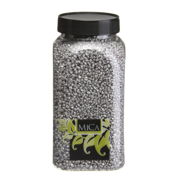 Zilver Decoratie Granulaat 650ml - Mica Decorations