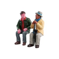 Lemax - Chatting With Old Friends set of 2