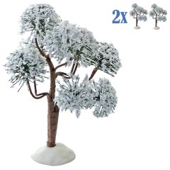 Dickensville - Winterboom 10cm - Set van 2