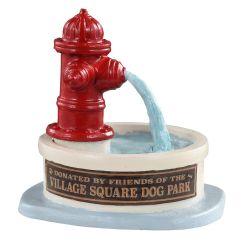 Lemax - Dog Park Water Fountain