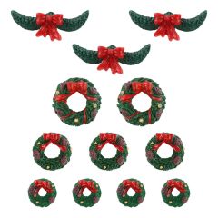 Lemax - Garland And Wreaths set of 12