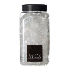 Glas Brokken Groot Transparant 650ml - Mica Decorations