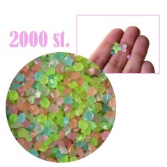 Glow in the Dark Steentjes Mix - 2000 Stuks