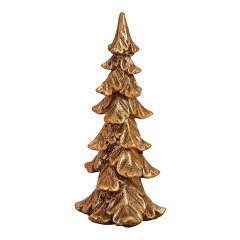 Gouden Dennenboom Glitters 16cm - Polystone - Wurm