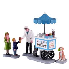 Lemax - Happy Scoops Ice Cream Cart - Set van 5