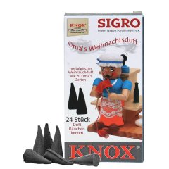 Knox - Grandma's Christmas Fragrance Wierookkegels M