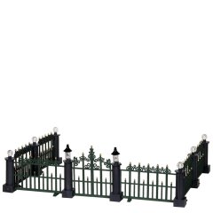 Lemax - Classic Victorian Fence - Set van 7 - Nu Voorverkoop