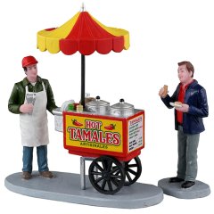 Lemax - Tamale Cart - Set van 2