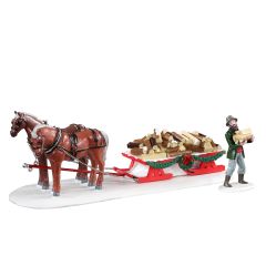 Lemax - Firewood Delivery - Set of 2