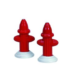Lemax - Metal Fire Hydrant set of 2