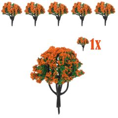 Miniatuur Heester met Oranje Bloesem - 6cm