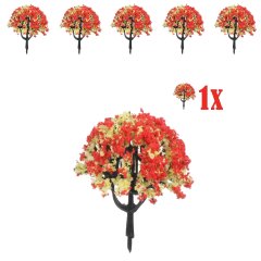 Miniatuur Heester Rood Geel  - 6cm