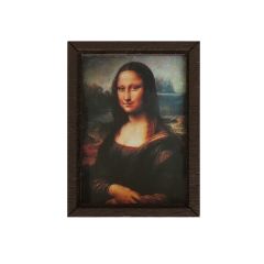 Miniatuur Schilderij Mona Lisa - Leonardo da Vinci