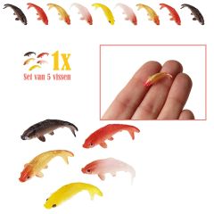 Miniatuur Vissen Groot 2 cm - Set van 5
