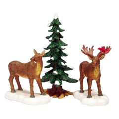 Lemax - Mr And Mrs Moose set of 3