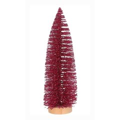 Roze Glitter Kerstboom 25 cm - House of Seasons