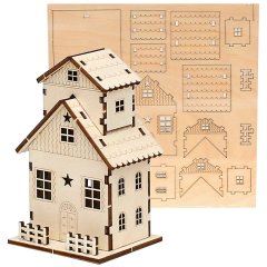 Sigro - Houten Huis Cape Helius Bouwpakket 11 cm