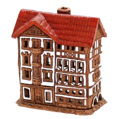 Sigro - Keramiek Mini Miniatuurpand Brown & White