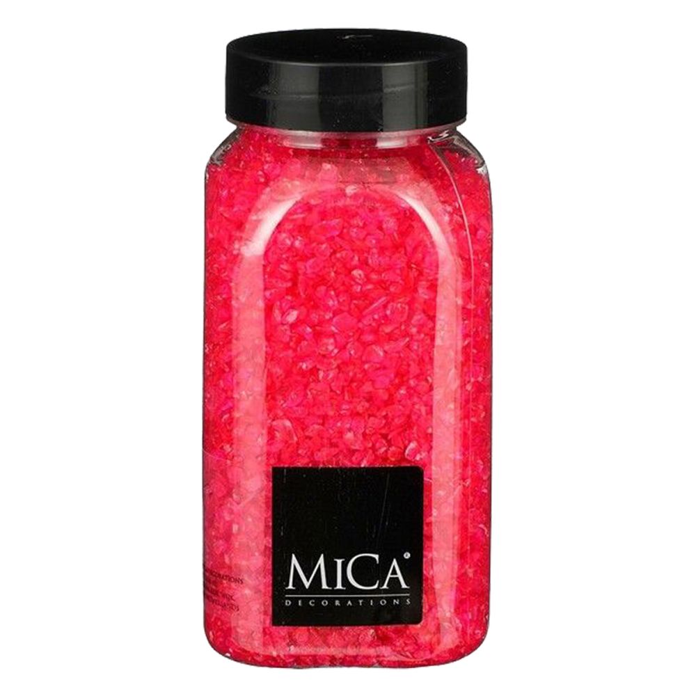 Glas Brokken Klein Neon Lichtroze 650ml - Mica Decorations - - Glas - 8720967053759