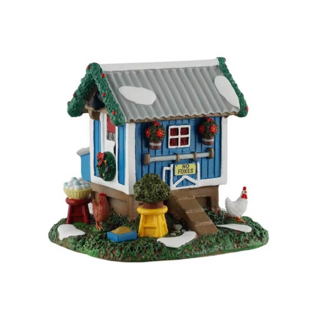 Lemax - Backyard Chicken Coop - Nu Voorverkoop -   - Resin -  0728162537423