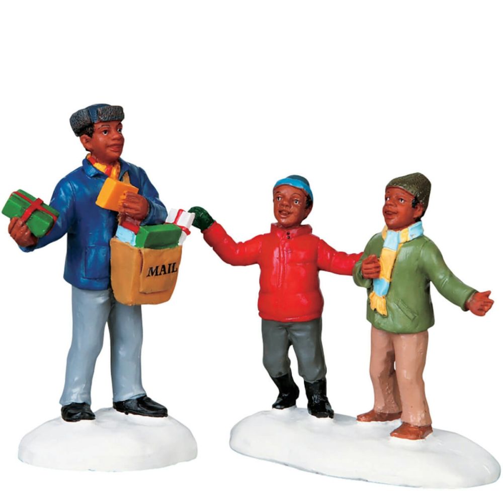Lemax - Special Delivery - Set van 2 - - Polyresin -