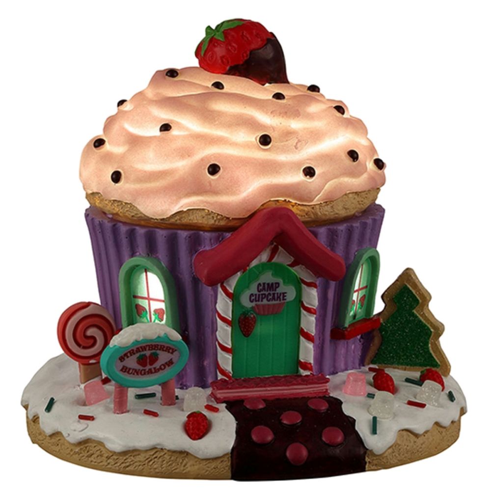Lemax - Strawberry Bungalow - - Polyresin - 0728162249944