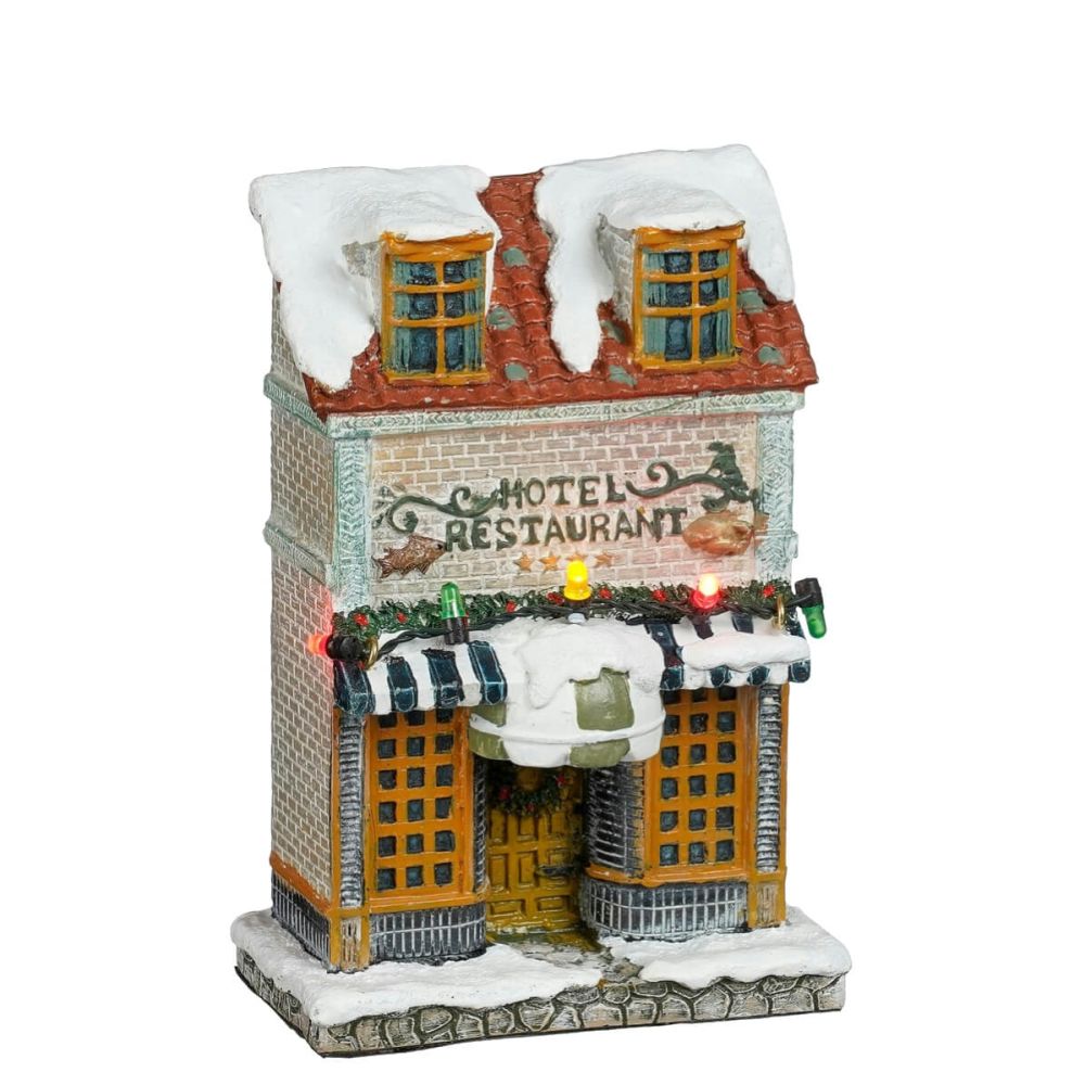 Luville - Hotel Restaurant MINI - Façade - Nu Voorverkoop - - Polyresin - 8720983273391