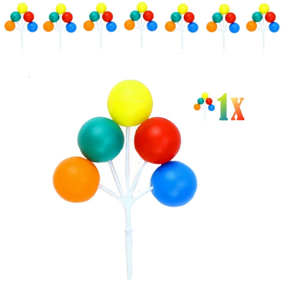 Miniatuur Ballonnentros Rond - Grote Ballonnen - - Kunststof -