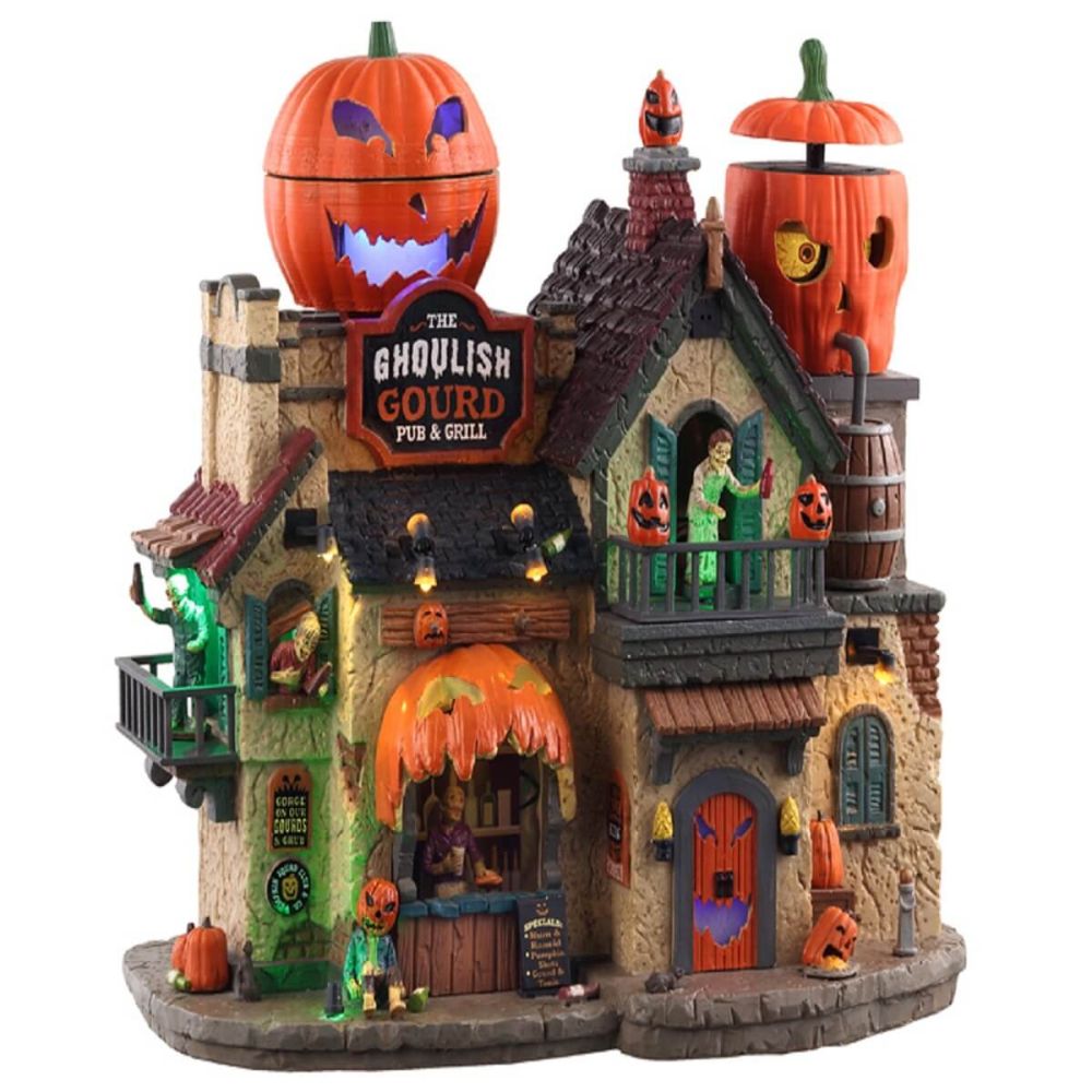 Spooky Town - The Ghoulish Gourd Pub & Grill - Nu Voorverkoop - - Polyresin - 0728162056023
