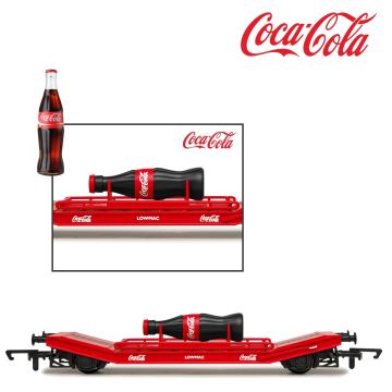 Lowmac met Coca-Cola Fles - Hornby