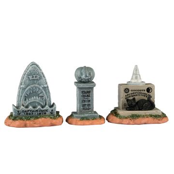 Spooky Town - Horrid Headstones - Set van 3 - Nu Voorverkoop