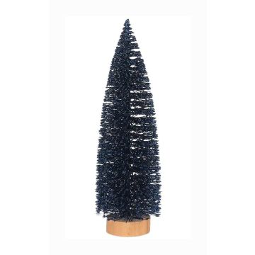 Blauwe Glitter Kerstboom 25 cm - House of Seasons