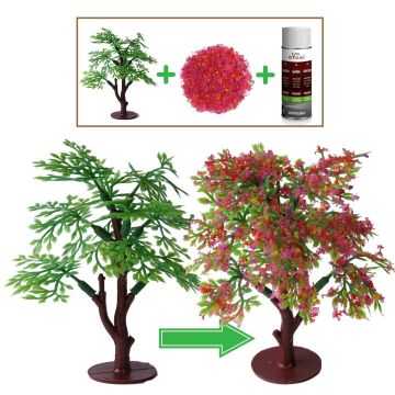 Bloesemboom Maken - Gemengd Roze - 10 cm - Set van 3