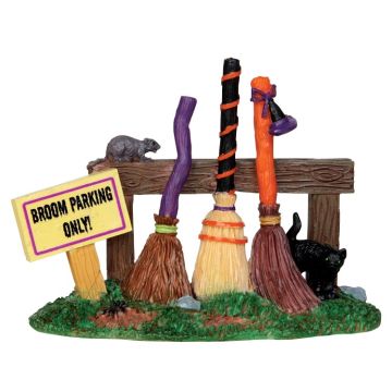 Spooky Town - Broom Parking Rack