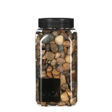 Bruin Decoratie Steentjes 650ml - Mica Decorations