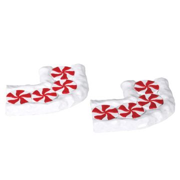 Lemax - Candy Cane Lane Curved - Set van 2