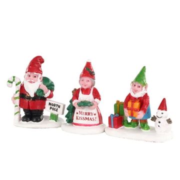 Lemax - Christmas Garden Gnomes set of 3